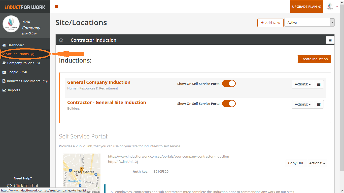 Online Inductions Online Company Policies