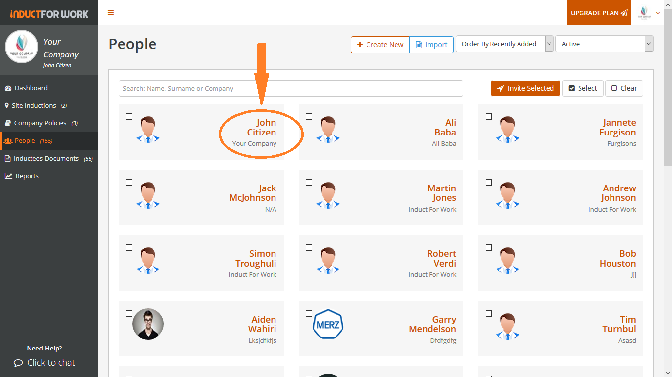 Online Induction Software How to manually attach