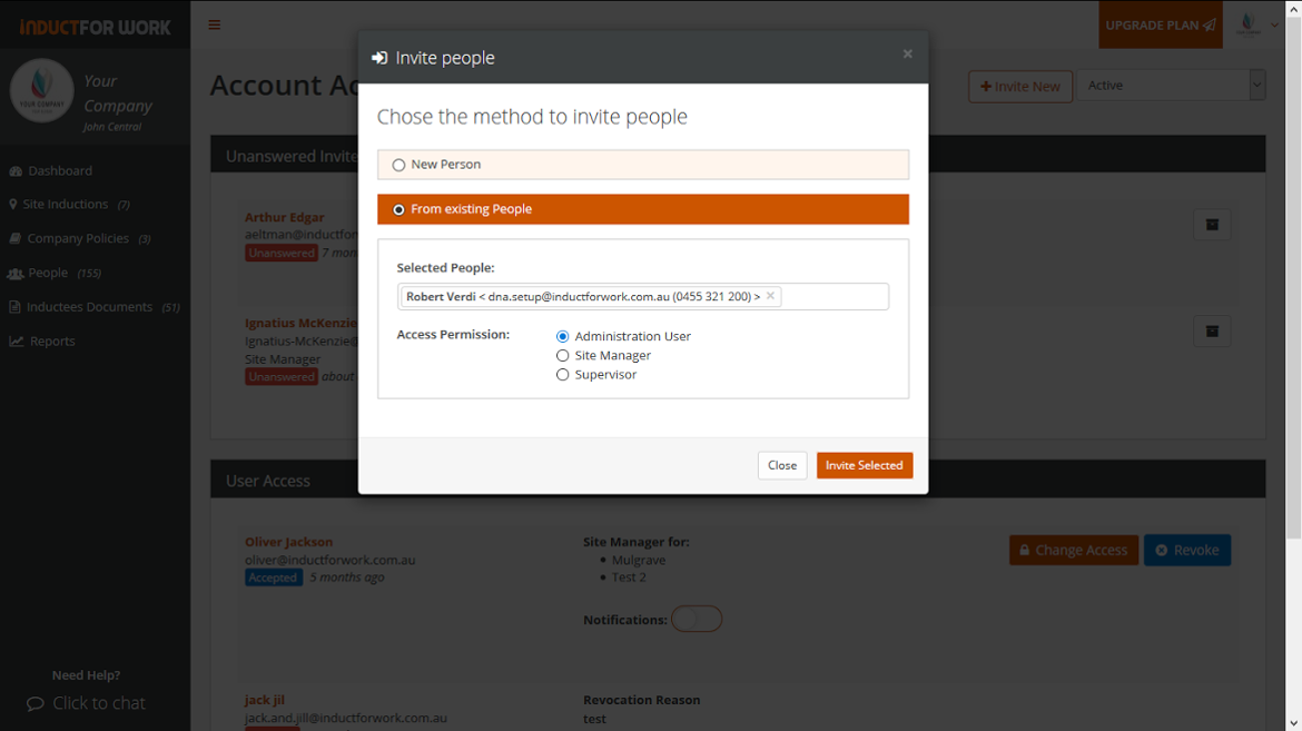 account access online inductions help pages account access online inductions help pages