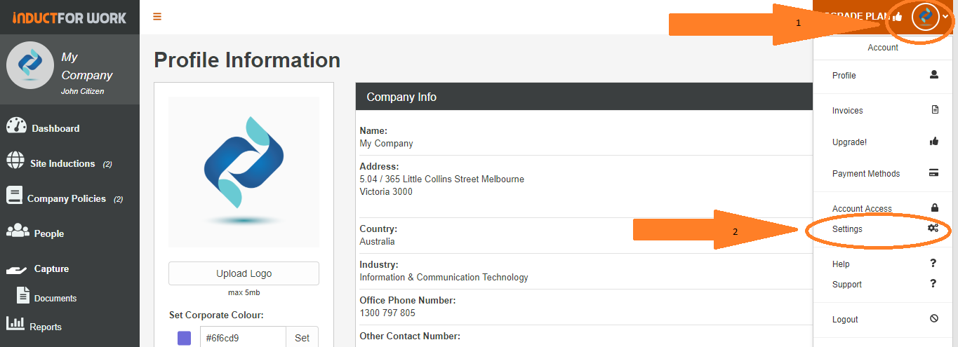 online induction intergration