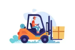 Forklift operator