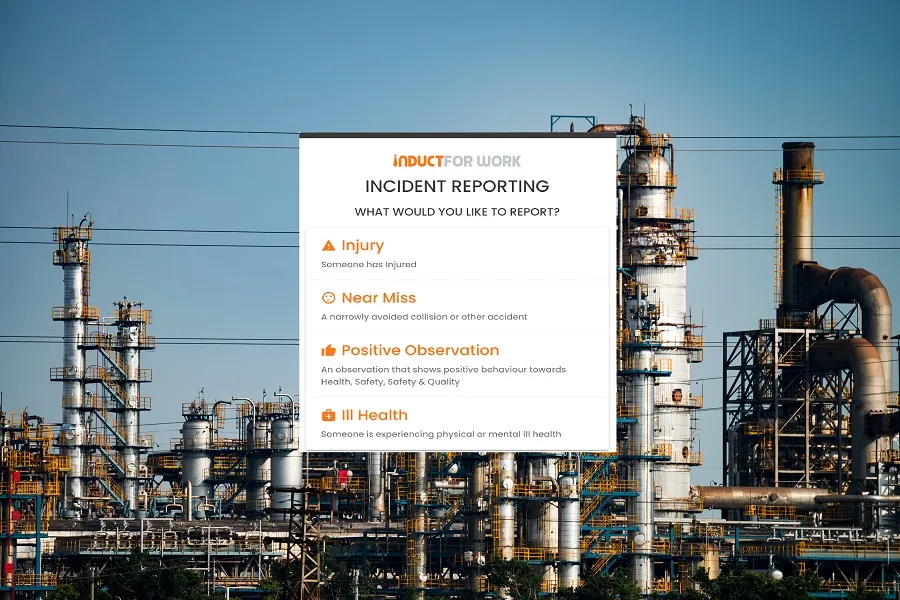 Reporting an incident at a chemical plant