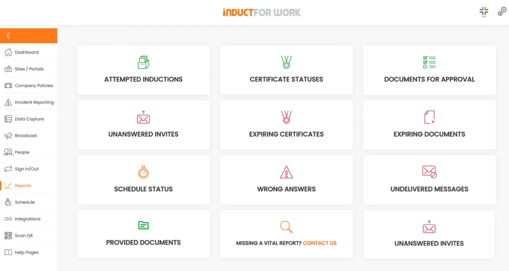 Rapid Induction Reports