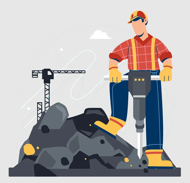 Online induction for mining industry