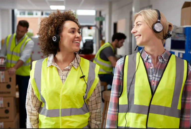Online induction welcoming workers
