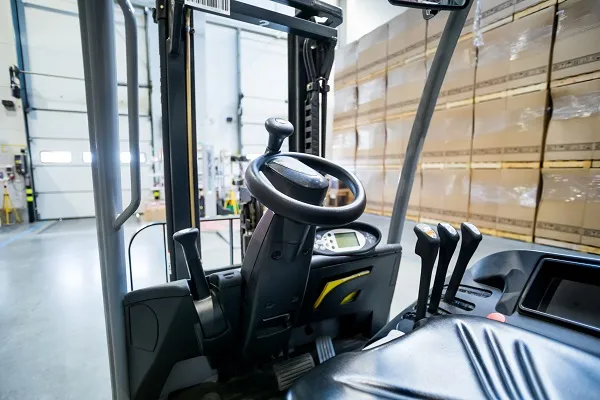 Forklift accident